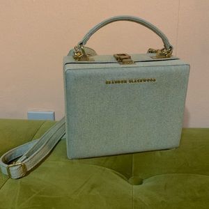 Kendrick Trunk | Green Denim w/ Gold Hardware